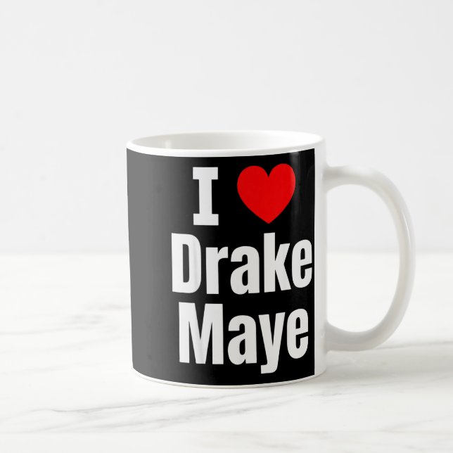 Taza De Café Amo a Maye fanática del fútbol (Derecha)