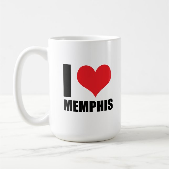 Taza De Café Amo a Memphis (Izquierda)