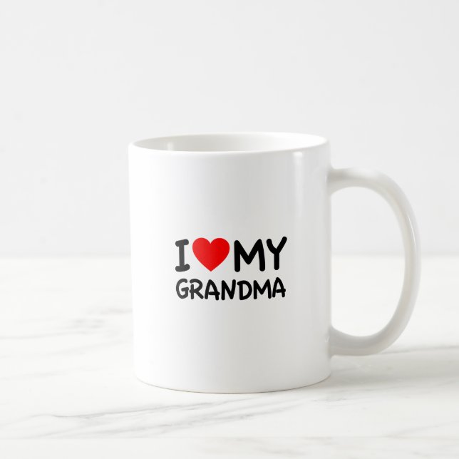 Taza De Café Amo a mi abuela (Derecha)