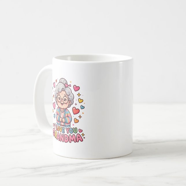 Taza De Café Amo a mi abuela (Anverso izquierdo)