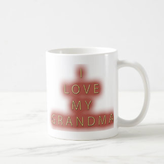 Taza De Café Amo a mi abuela (blanca)
