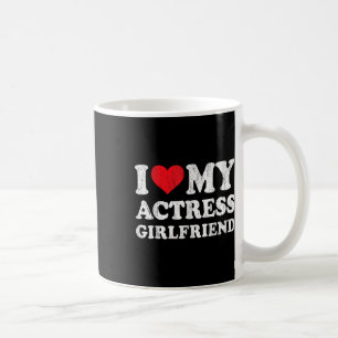 Taza De Café Amo A Mi Actriz Novia Funny Boyfriend Valen