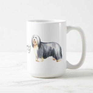 Taza De Café Amo a mi Collie con barba