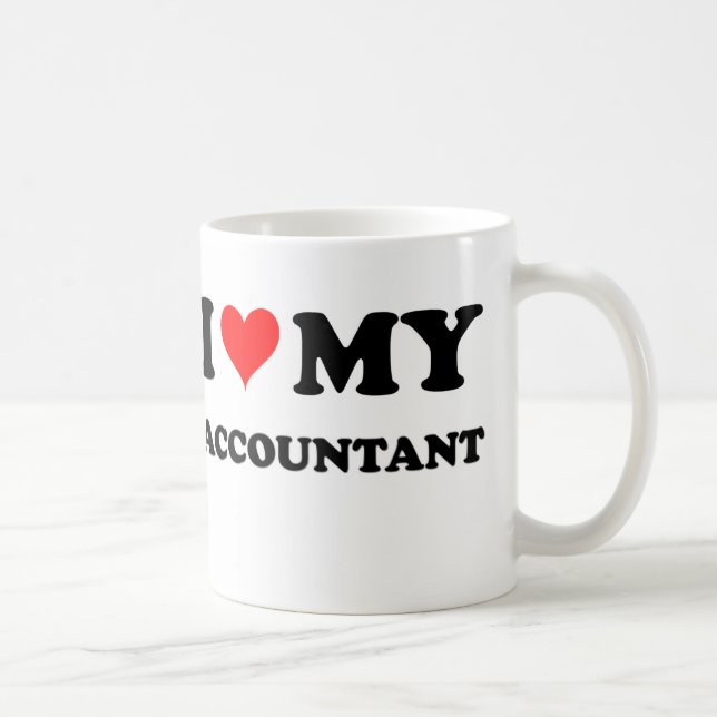 Taza De Café Amo a mi contable (Derecha)