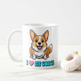 Taza De Café Amo a mi Corgi