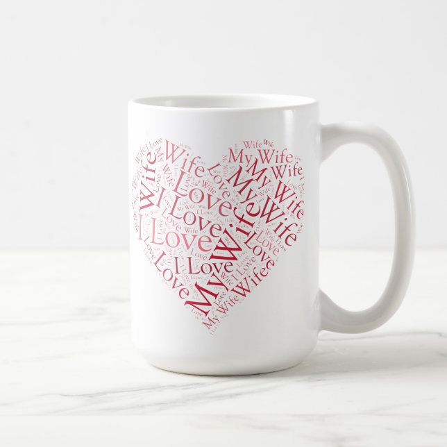 Taza De Café Amo a mi esposa (Derecha)