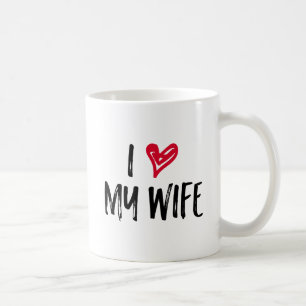 Taza De Café Amo A Mi Esposa.