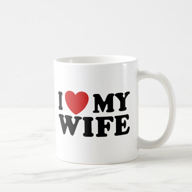 Taza De Café Amo a mi esposa (Derecha)