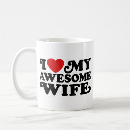 Taza De Café Amo A Mi Esposa Asombrosa