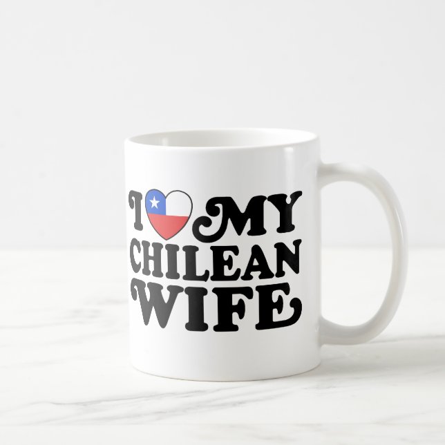Taza De Café Amo a mi esposa chilena (Derecha)