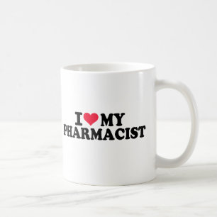 Taza De Café Amo a mi farmacéutico