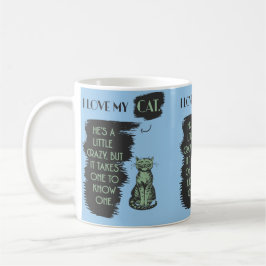 Taza De Café Amo a mi gato