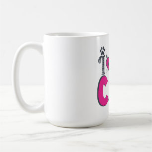 Taza De Café Amo a mi gato – Diseño adorable para amantes de ma