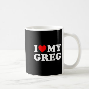 Taza De Café Amo a mi Greg