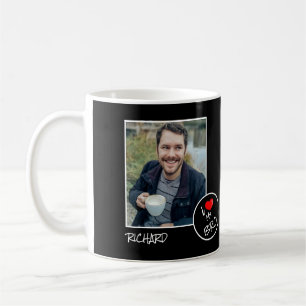 Taza De Café Amo a mi hermano, foto Personalizado - Personaliza