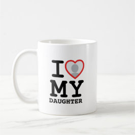 Taza De Café amo a mi hija | Foto del Día del Padre