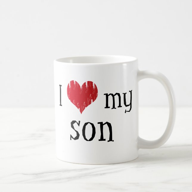 Taza De Café Amo a mi hijo (Derecha)