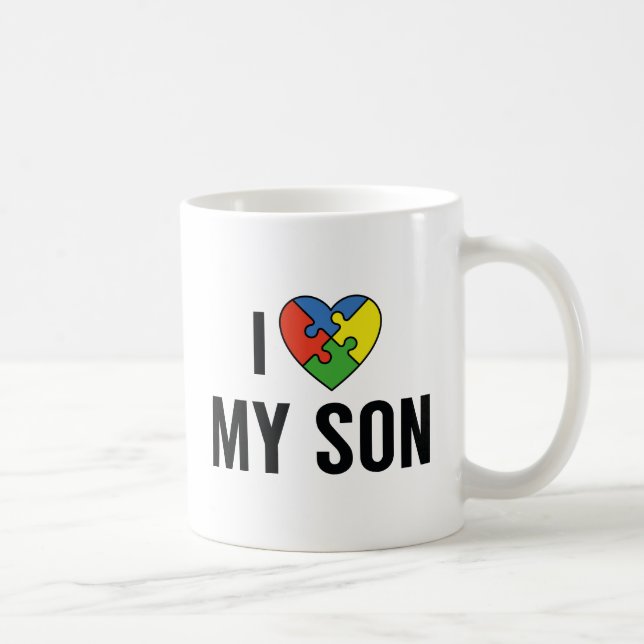 Taza De Café Amo a mi hijo (Derecha)