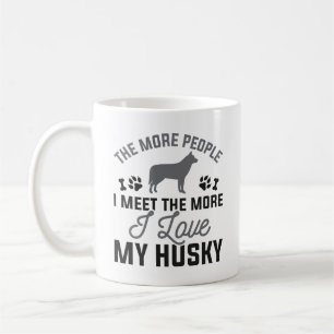 Taza De Café Amo a mi Husky