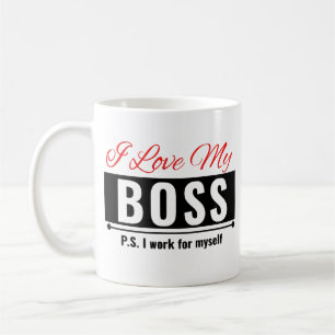 Taza De Café Amo a mi jefe