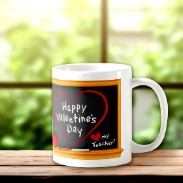 Taza De Café ¡Amo a mi maestro! ¡Feliz día de San Valentín!