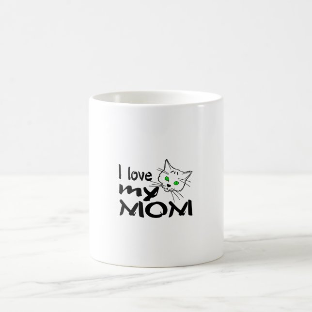 Taza De Café Amo A Mi Mamá (Centro)