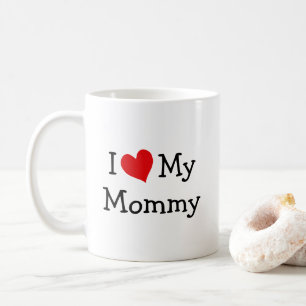 Taza De Café Amo a mi mamá corazón rojo foto