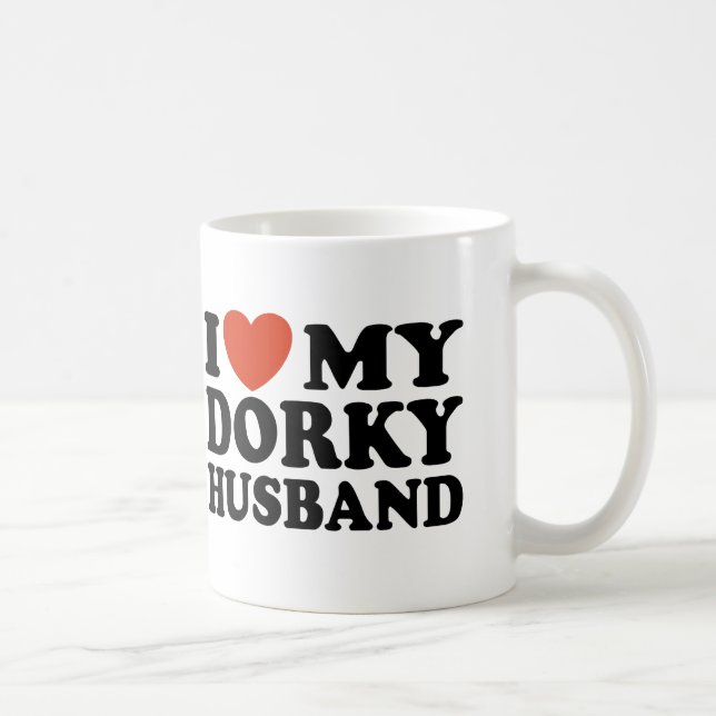 Taza De Café Amo A Mi Marido Dorky (Derecha)