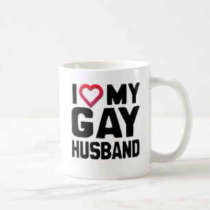 TAZA DE CAFÉ AMO A MI MARIDO GAY - .PNG