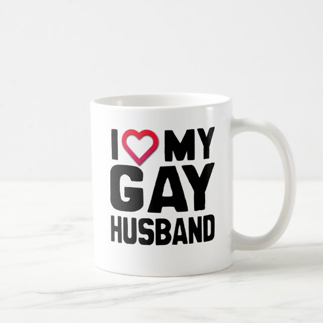 TAZA DE CAFÉ AMO A MI MARIDO GAY - .PNG (Derecha)
