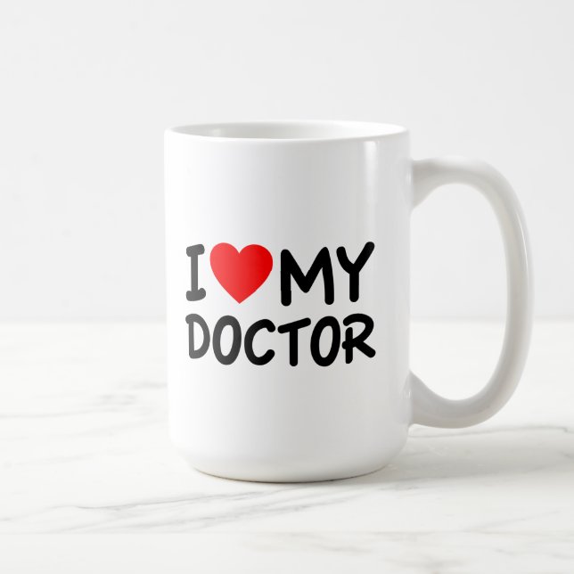 Taza De Café Amo a mi Médica (Derecha)