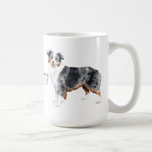 Taza De Café Amo a mi mini pastor americano