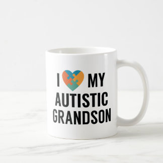 Taza De Café Amo a mi nieto autista