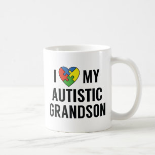 Taza De Café Amo a mi nieto autista