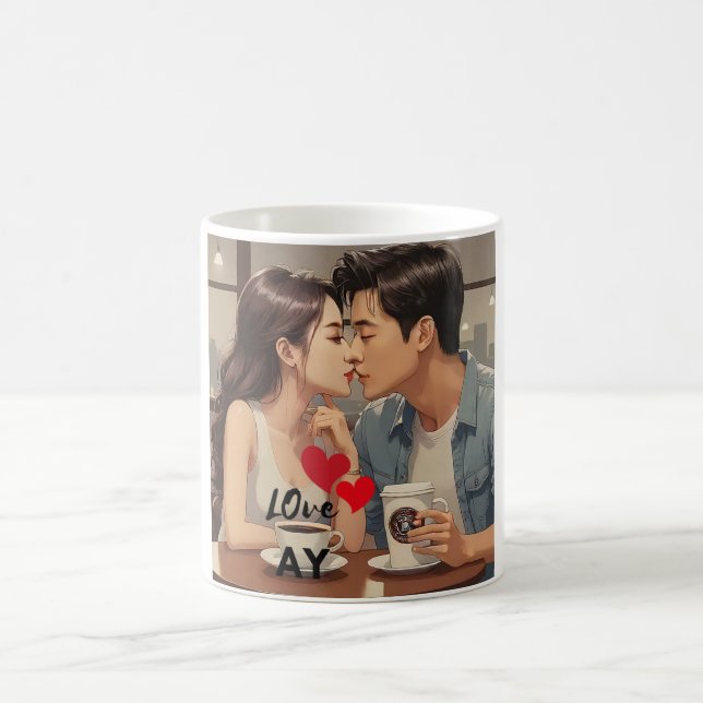 Taza De Café Amo a mi novia (Centro)