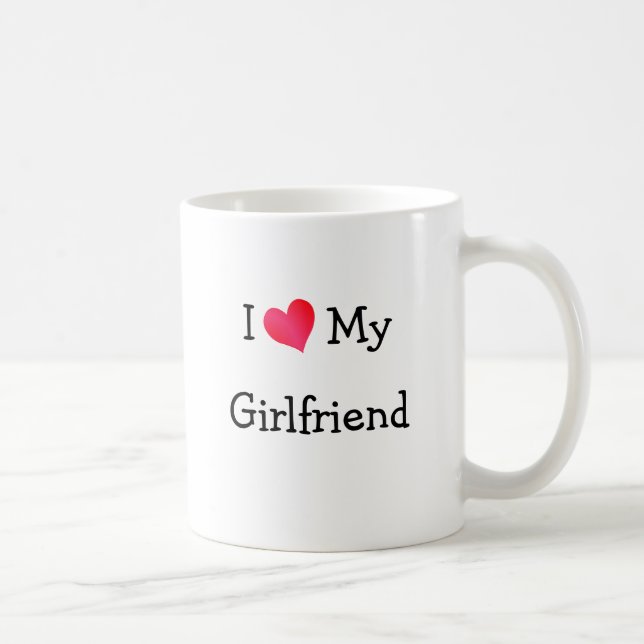 Taza De Café Amo A Mi Novia (Derecha)