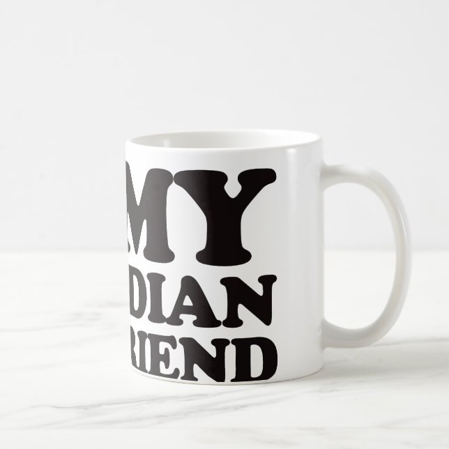 Taza De Café Amo a mi novia canadiense (Derecha)