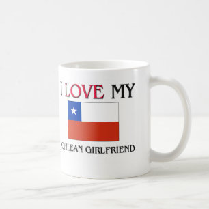 Taza De Café Amo a mi novia chilena