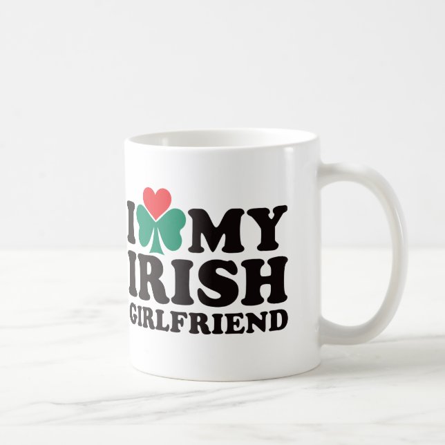Taza De Café Amo a mi novia irlandesa (Derecha)