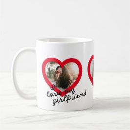 Taza De Café Amo a mi novia Personalizado Red Valentine Foto