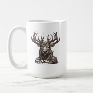 Taza De Café Amo a mi novio alfa