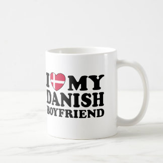 Taza De Café Amo a mi novio danés