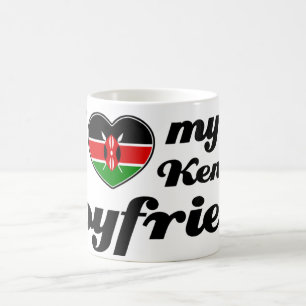 Taza De Café Amo a mi novio del Kenyan