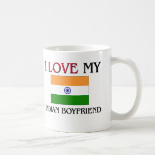 Taza De Café Amo a mi novio indio