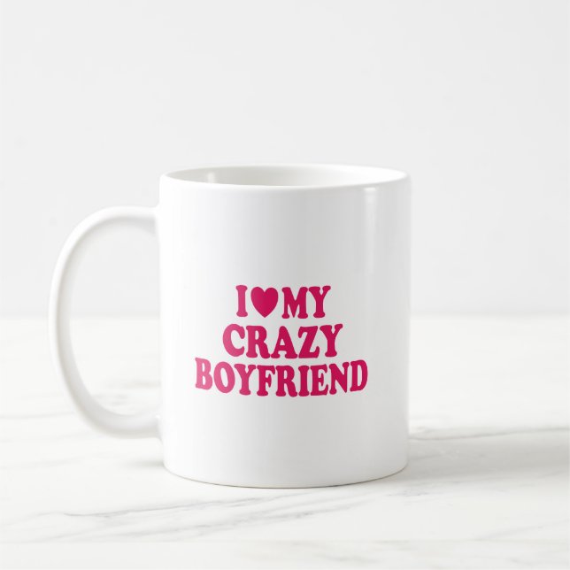 Taza De Café Amo a mi novio loco (Izquierda)