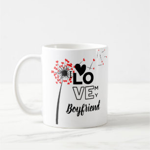 Taza De Café Amo a mi NOVIO - Personalizado personalizado moder