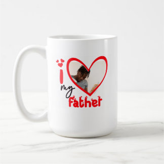 Taza De Café Amo a mi padre foto regalo de café Mug