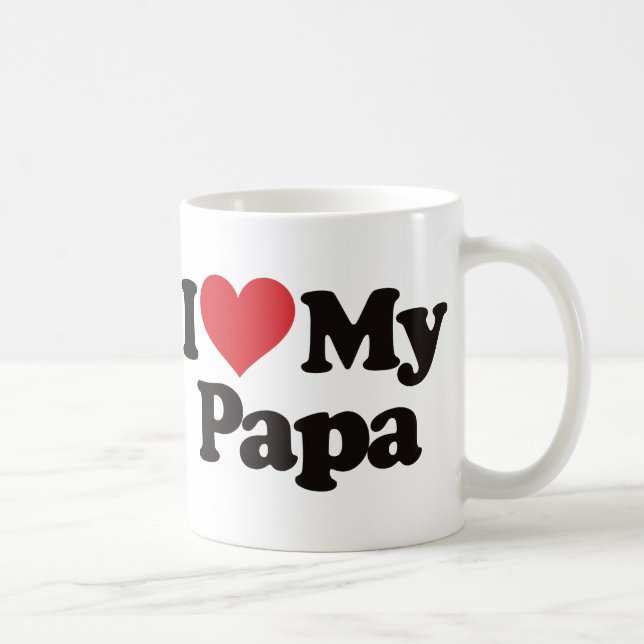 Taza De Café Amo a mi papá (Derecha)