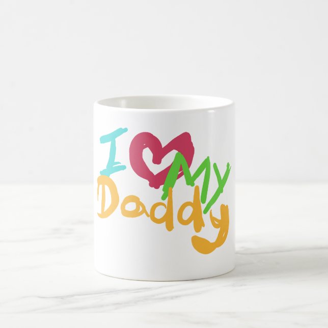 Taza De Café Amo a mi papá (Centro)