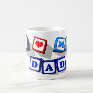 TAZA DE CAFÉ AMO A MI PAPÁ